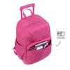 Mochila Escolar Con Ruedas Color Rosa - Trik L