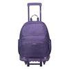 Mochila Escolar Con Ruedas Color Morado - Trik L