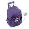 Mochila Escolar Con Ruedas Color Morado - Trik L