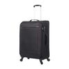 Maleta Trolley Mediana Color Negro  Totto  Travel Lite 45.5 X 66 X 23.5 Cm  Con Capacidad  54.70 L