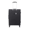 Maleta Trolley Mediana Color Negro  Totto  Travel Lite 45.5 X 66 X 23.5 Cm  Con Capacidad  54.70 L