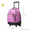 Mochila Escolar Con Ruedas Camuflaje Rosa - Renglones