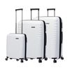 Juego De Maletas Trolley Blanco  Totto  Traveler 51.5 X 76.5 X 35.5 Cm  Con Capacidad  124.1 L