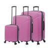 Juego De Maletas Trolley Morado  Totto  Yakana 50 X 69 X 29 Cm  Con Capacidad  100.1 L