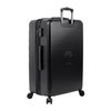 Juego De Maletas Trolley Negro  Totto  Bazy + 47 X 70 X 30.5 Cm  Con Capacidad  97.7 L