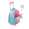 Mochila Infantil Con Ruedas Grande - Pink Ocean