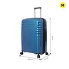 Maleta Rígida De Mediana Poseidon  Totto  Traveler 45.5 X 66 X 31.5 Cm  Con Capacidad  82.58 L