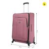 Maleta Blanda Grande Deco Rose  Totto  Andromeda 49 X 77 X 33 Cm  Con Capacidad  108.29 L