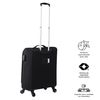 Maleta Blanda Eco-friendly De Cabina Negro - Travel Lite