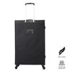 Maleta Blanda Eco Totto Friendly De Mediana Negro  Totto  Travel Lite 45.5 X 66 X 23.5 Cm  Con Capacidad  54.70 L