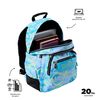 Mochila Escolar Azul Happy Flow - Rayol