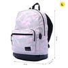 Mochila Juvenil Blanco Iridiscente White - Tocax