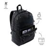 Mochila Juvenil Negro Tornasol Black - Tocax