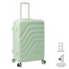 Maleta Rígida Expandible Mediana Verde Meadow Mist  Totto  Bazy + 43.5 X 69 X 26 Cm  Con Capacidad  63.96 L