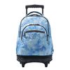 Mochila Escolar Con Ruedas Azul Bubul - Renglones