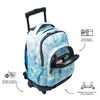 Mochila Escolar Con Ruedas Azul Happy Flow - Renglones