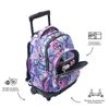 Mochila Escolar Con Ruedas Morado Meowsical - Renglones