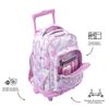 Mochila Escolar Con Ruedas Rosa Amalia - Renglones