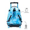 Mochila Escolar Ruedas Desmontable Azul Bubul - Tiza