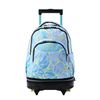 Mochila Escolar Ruedas Desmontable Azul Happy Flow - Tiza