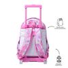 Mochila Escolar Ruedas Desmontable Rosa Amalia - Tiza