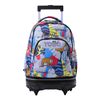 Mochila Escolar Ruedas Desmontable Multicolor Lazel - Tiza