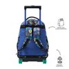 Mochila Escolar Ruedas Desmontable Azul Tello - Tiza