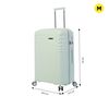 Maleta Expandible Mediana Verde Meadow Mist  Totto  Traveler 45.5 X 66 X 31.5 Cm  Con Capacidad  82.58 L