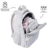 Mochila Pañalera Casual Beige White Sand - Babybao 2.0