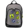 Mochila Escolar  Dilek Gris Totto G48