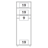 Closet 2 Puertas Eter Aglomerado Tuhome, 180 Cm A X 60 Cm An X 48.5 Cm P. Duna/ Blanco