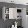 Mueble De Pared Para Cocina 120, Con Estante Para Platos