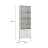 Tuhome Librería Estanteria Z63  180.6 Cm A X 63 Cm An X 26 Cm P. Duna