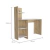 Tuhome Escritorio Vilna  120.6 Cm A X 120 Cm An X 45 Cm P. Blanco