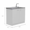 Armario Aparador Alto De Cocina  Z 60 2p 180.3" A X 60" An X 30" P Cm.