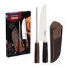 Juego Para Barbacoa 2pzas Tramontina - Polywood Castaño 1 - Cuchillo Para Carne 20cm 1 - Afilador 20cm