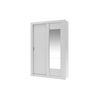 Armario Petteri 2 Cajones 152.4x52x219 Cm Color Blanco Venta-unica