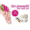 Set 15 Pinceles Nail Art Para Reconstrucción Y Decoración De Uñas De Gel Uv