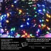 Luces Navidad A Pilas 300 Leds Multicolor Interior / Exterior (ip44)