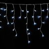 Guirnalda Luces Navidad Cortina 3x1 Metros 115 Leds Blanco Frio. Luz Navidad Interiores Y Exteriores Ip44. Cable Transparente.