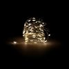 Guirnalda Luces Navidad Microled 40 Leds Color Blanco Calido. Luz Navidad Interiores Ip20 A Pilas (3 Aa No Incluidas)