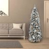 Arbol De Navidad 180 Cm. Slim Nevado (estrecho) 653 Ramas Pvc