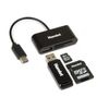 Hamlet Xzr100uc Lector De Tarjeta Usb 2.0 Type-c Negro