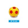 Mondo Toys - Soft Ball 140 - Pelota Esponja Diámetro 14 Cm - 1 Pelota En Esponja Suave - Colores Variados - 07851 (unice)