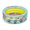 Piscina Hinchable Infantil 3 Anillos Minions Ø100cm 16484