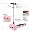 Patinete Tripper 2 Ruedas Delanteras Rosa