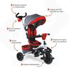 Triciclo Evolutivo Y Plegable On&go Moovi Explore - Rojo Mondo