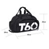 Bolsa Mochila De Gimnasio Deportiva Bolso Impermeable Para Avión Acampar Equipaje De Mano Espacio Separado Para Los Zapatos