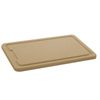 Metaltex Tabla Profesional De Cocina Con Ranura 36x23x1,5 Cm Color Arena. Polietileno