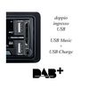 New Majestic Dab-442 Bt Receptor Multimedia Para Coche Negro 180 W Bluetooth